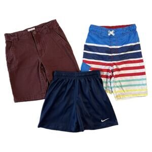 Boy's Shorts Medium 8 Bundle of 3 Items Nike, Cat and Jack, Old Navy Casual Fit